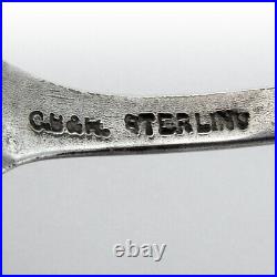 Santa Barbara Souvenir Spoon Elk Handle Codding Heilborn Sterling Silver