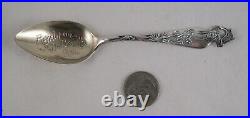 Shiebler Sterling Silver Souvenir Spoon Sunny South
