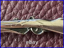 Springfield Rifle Sterling & Enamel 5.8 Souvenir Spoon War Veterans Dated 1904