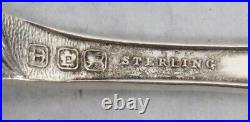 St John New Brunswick Buffalo & Bowie Knife Sterling Silver 6 1/4 Souvenir Spoon