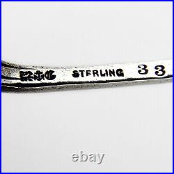 Statue Of Liberty Souvenir Spoon Engraved Bowl Gorham Sterling Silver 1891