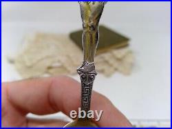 Sterling. 925 Silver Souvenir Spoon Wisconsin Dells Full Indian