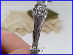 Sterling. 925 Silver Souvenir Spoon Wisconsin Dells Full Indian