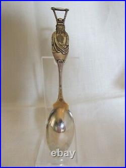 Sterling Advertising Souvenir Spoon Scarce Ad Poland Springs Water 6 Free Ship