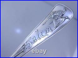 Sterling DURGIN 5 7/8 Souvenir Spoon SALEM WITCH Daniel Low HALLOWEEN THEME