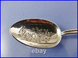 Sterling & Enamel Souvenir Spoon Rare Montreal Artist Brushes & Palette Birks