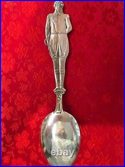 Sterling Full Figure George Washington President Souvenir Spoon Watson Figural