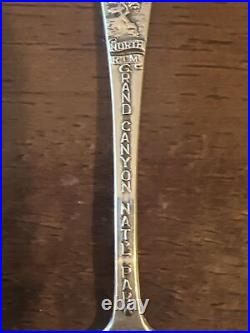 Sterling Full Figure Indian Chief Souvenir Spoon Grand Canyon