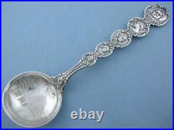 Sterling GORHAM Souvenir Spoon ACTORS FUND FAIR 1892