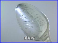 Sterling SHIEBLER Souvenir Spoon ETRUSCAN Medallion Kansas City MO