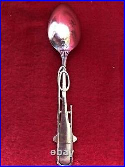 Sterling Silver Bethlehem Trombone Flute Saxophone Spoon