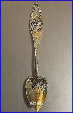 Sterling Silver Betsy Ross Patriotic American Flag Spoon By JE Caldwell D. A. R