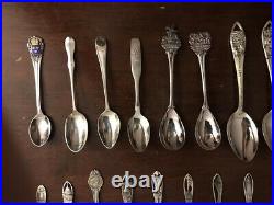 Sterling Silver Collector Souvenir Spoons Lot of 25 ALL STERLING