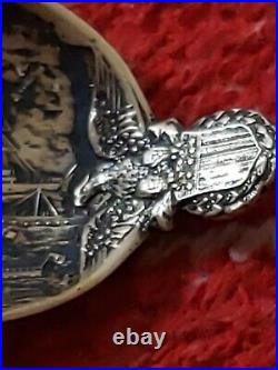 Sterling Silver Our Navy Spoon Nautical Anchor Boat Ship Eagle Shield Star Water