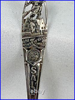 Sterling Silver Salem Witch SpoonHouse of 7 Gables No Mono by Watson