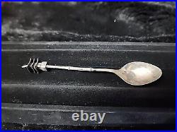 Sterling Silver Souvenier Spoon Japanese Style. 925 6.5 Grams