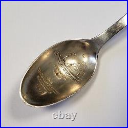 Sterling Silver Souvenir Spoon 1909 Hudson Fulton Celebration Tiffany FL0217