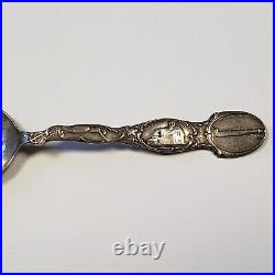 Sterling Silver Souvenir Spoon Atlantic City New Jersey Engraved FL0267