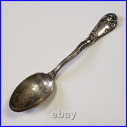 Sterling Silver Souvenir Spoon Canisteo New York Hand Engraved FL0271