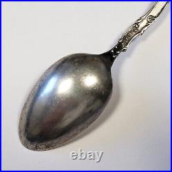 Sterling Silver Souvenir Spoon Coal Breaker Scranton PA Engraved FL0654