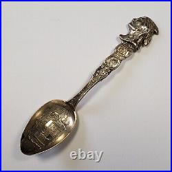 Sterling Silver Souvenir Spoon Colorado Native American SKU-FL0292