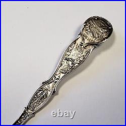 Sterling Silver Souvenir Spoon Denver Colorado Hand Engraved SKU-FL0900