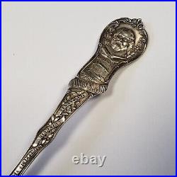 Sterling Silver Souvenir Spoon Henry Wadsworth Longfellow SKU-FL0538