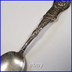 Sterling Silver Souvenir Spoon Henry Wadsworth Longfellow SKU-FL0538