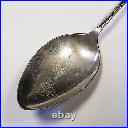 Sterling Silver Souvenir Spoon Key West Florida Hand Engraved SKU-FL0959