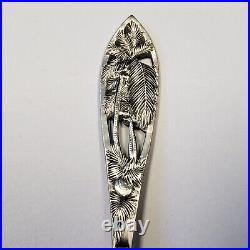 Sterling Silver Souvenir Spoon Key West Florida Hand Engraved SKU-FL0959