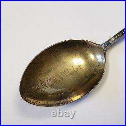 Sterling Silver Souvenir Spoon Knoxville Tennessee Hand Engraved FL0692