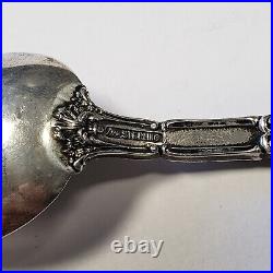 Sterling Silver Souvenir Spoon Los Angeles California Hand Engraved FL0922