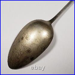 Sterling Silver Souvenir Spoon Lucky Birthday Engraved Sept 7 1905 FL0788