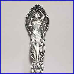 Sterling Silver Souvenir Spoon Minneapolis Art Nouveau Engraved SKU-FL1058