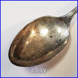 Sterling Silver Souvenir Spoon Mt Hood Portland OR Native American FL0578