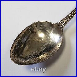 Sterling Silver Souvenir Spoon Mt Hood Portland Oregon Engraved FL0634