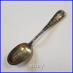 Sterling Silver Souvenir Spoon New York Public Library Engraved SKU-FL0324