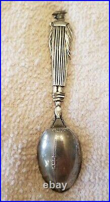Sterling Silver Souvenir Spoon Princeton 1893 Football Scores