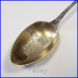 Sterling Silver Souvenir Spoon Ravenna Ohio High School Engraved FL0529