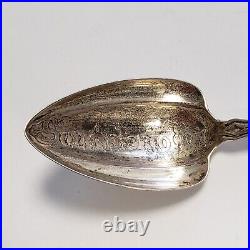 Sterling Silver Souvenir Spoon San Antonio Texas Native American FL0517