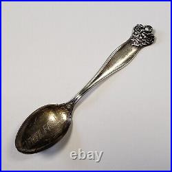 Sterling Silver Souvenir Spoon Sioux Falls South Dakota Engraved FL0261
