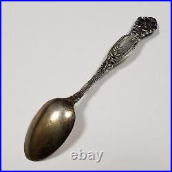 Sterling Silver Souvenir Spoon Springfield Missouri Hand Engraved FL0807