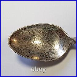 Sterling Silver Souvenir Spoon St Augustine Florida FL0554