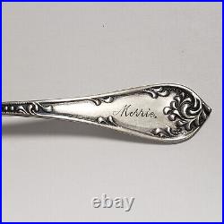 Sterling Silver Souvenir Spoon St Johnsbury Vermont Hand Engraved FL1060