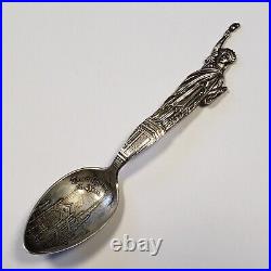 Sterling Silver Souvenir Spoon Trinity Church New York City SKU-FL0917