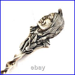 Sterling Silver Souvenir Spoon Vintage Albany New York NY State Capitol America