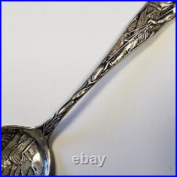 Sterling Silver Spoon Grand Canyon Angel Trail Native American FL0741