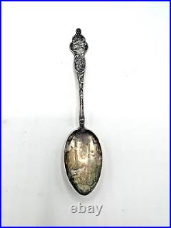 Sterling Silver spoon Michigan Tuebor Calumet & Hecla Mine and State Capital