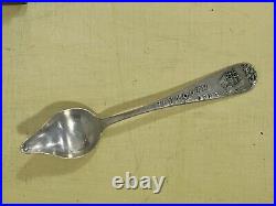 Sterling Souvenir Citrus Spoon by Durgin Plymouth 1620 with Gold Washed Bowl