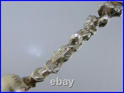 Sterling Souvenir Spoon figural Nuggets handle Donkey PIKES PEAK SIGNAL STATION